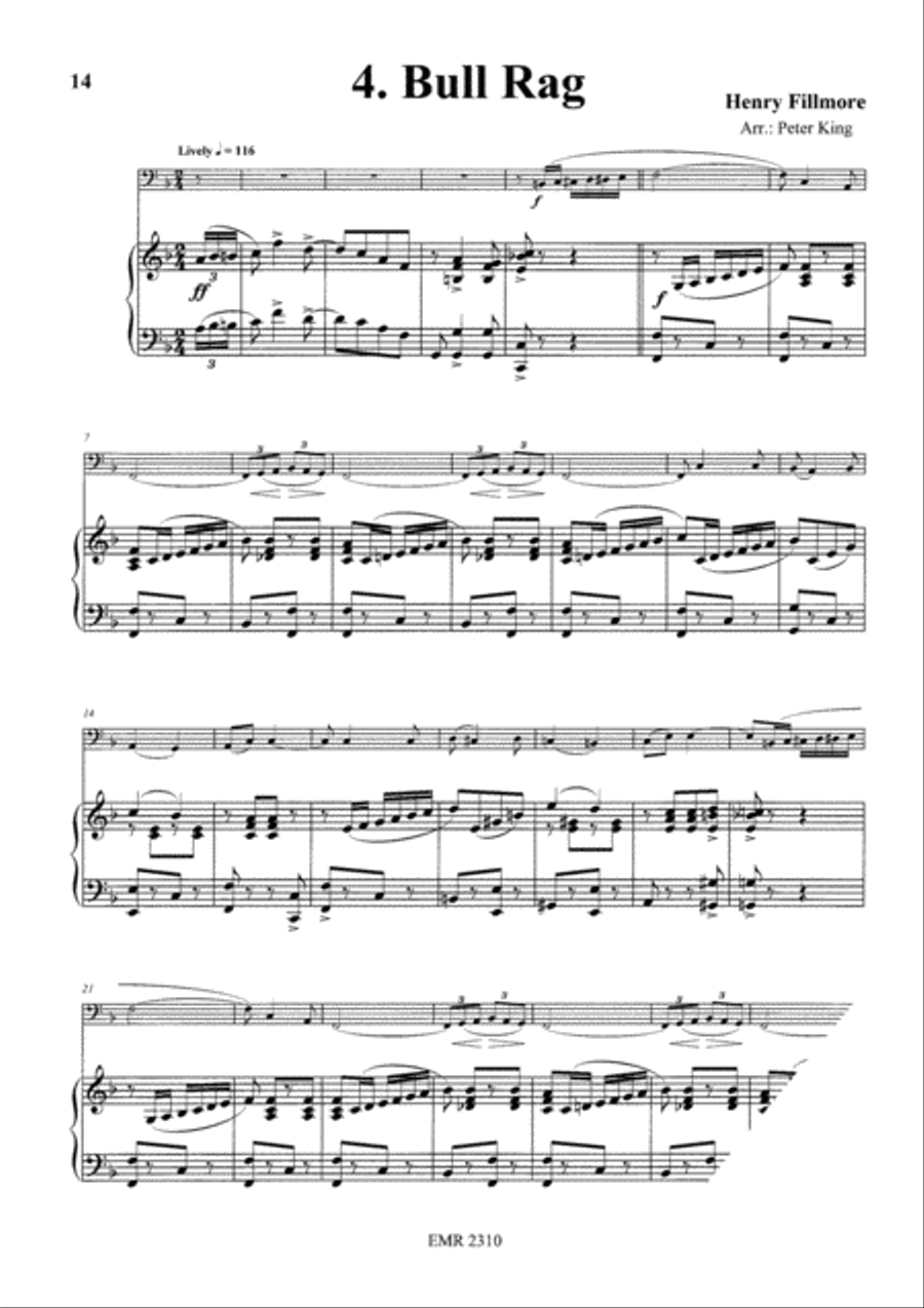 15 Rags Bass Trombone scores gallery preview page 6
