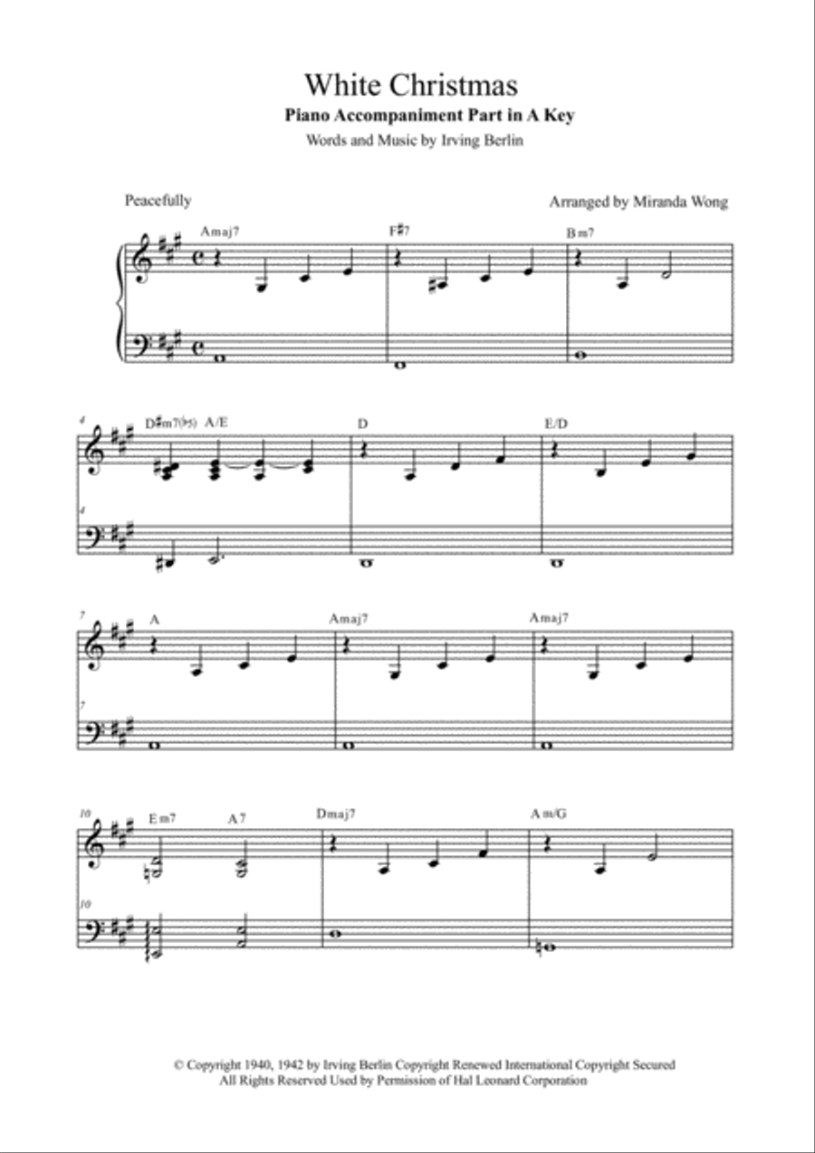 White Christmas White Christmas Woodwind Duet scores gallery preview page 2