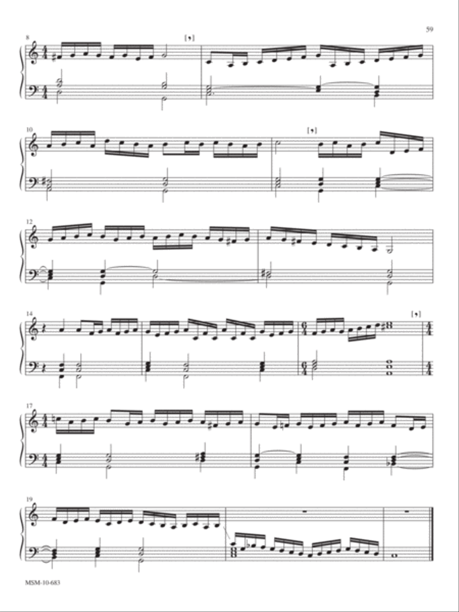 Ein feste Burg ist unser Gott Organ scores gallery preview page 4