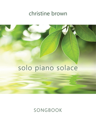 Book cover for Solo Piano Solace Songbook