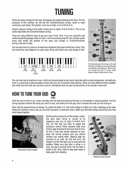 Hal Leonard Oud Method Book and CD - Sheet Music