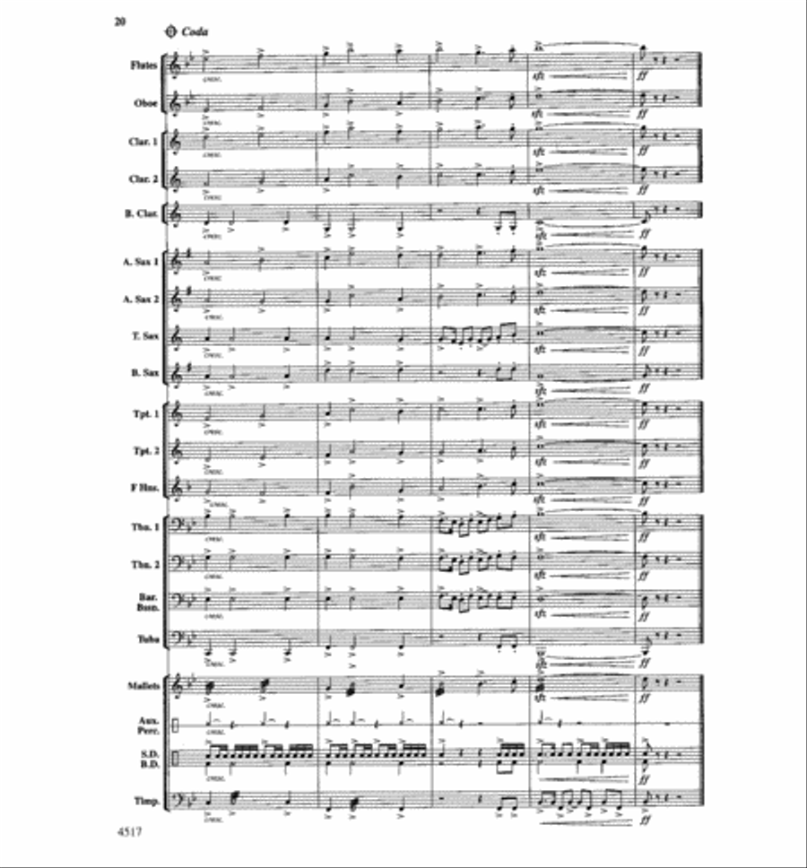 Stone Creek Episode Concert Band scores gallery preview page 21