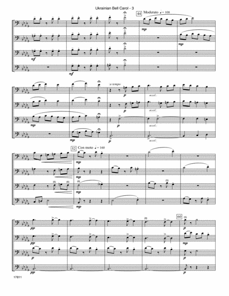 Ukrainian Bell Carol - Full Score