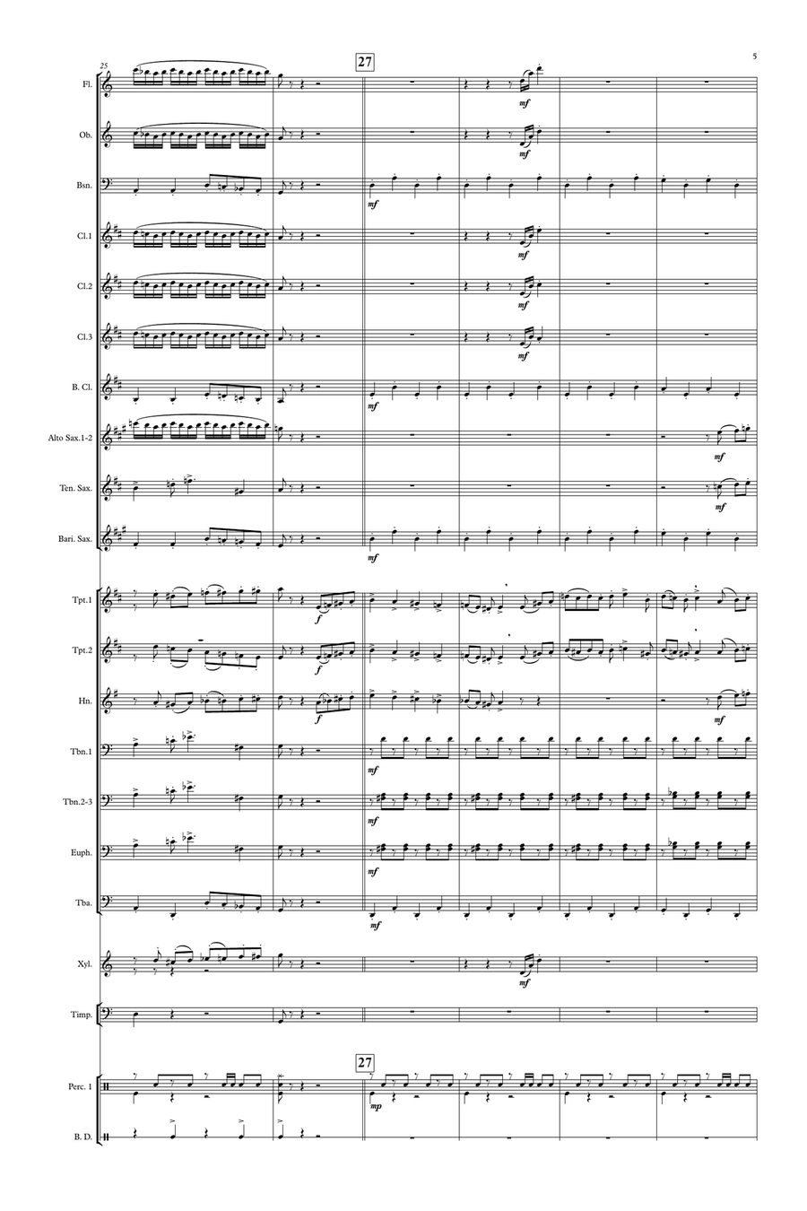 Balkan' Meniny Concert Band scores gallery preview page 5