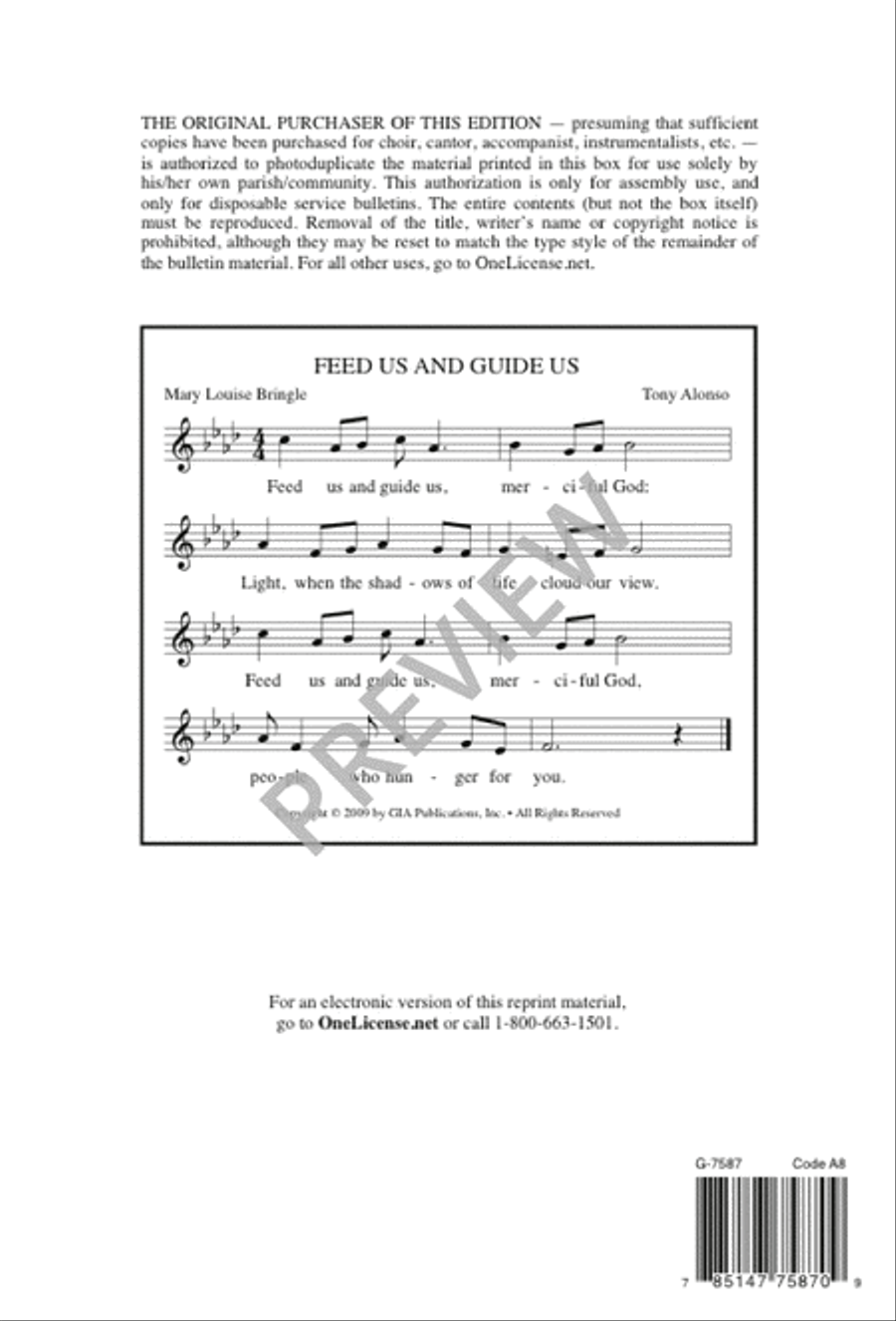 Merciful God: A Ritual Song for Lent 3-Part scores gallery preview page 8