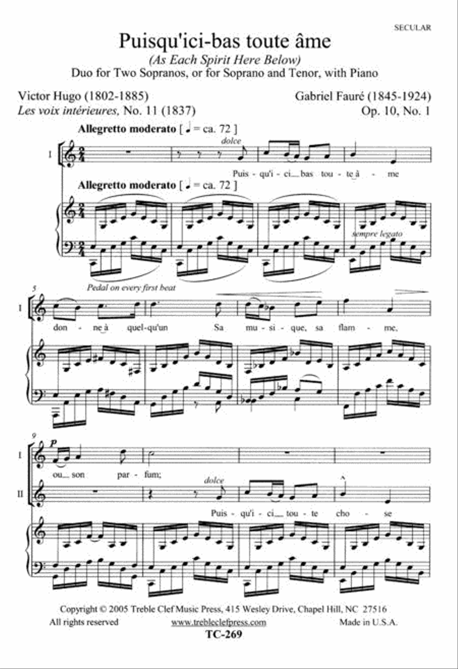 Puisqu'ici-bas toute ame Puisqu'ici-bas toute ame SA scores gallery preview page 2