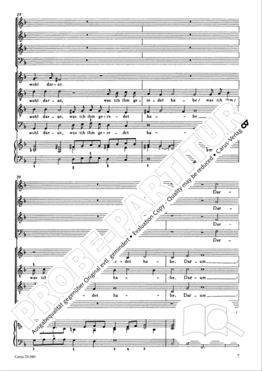 Is Ephraim my dear son? (Ist nicht Ephraim mein teurer Sohn) 4-Part scores gallery preview page 8