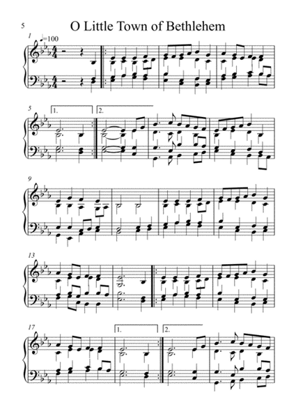 10 Christmas Carols for Clarinet Trio with Piano accompaniment image number null