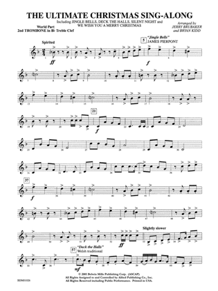 The Ultimate Christmas Sing-Along: WP 2nd B-flat Trombone T.C.