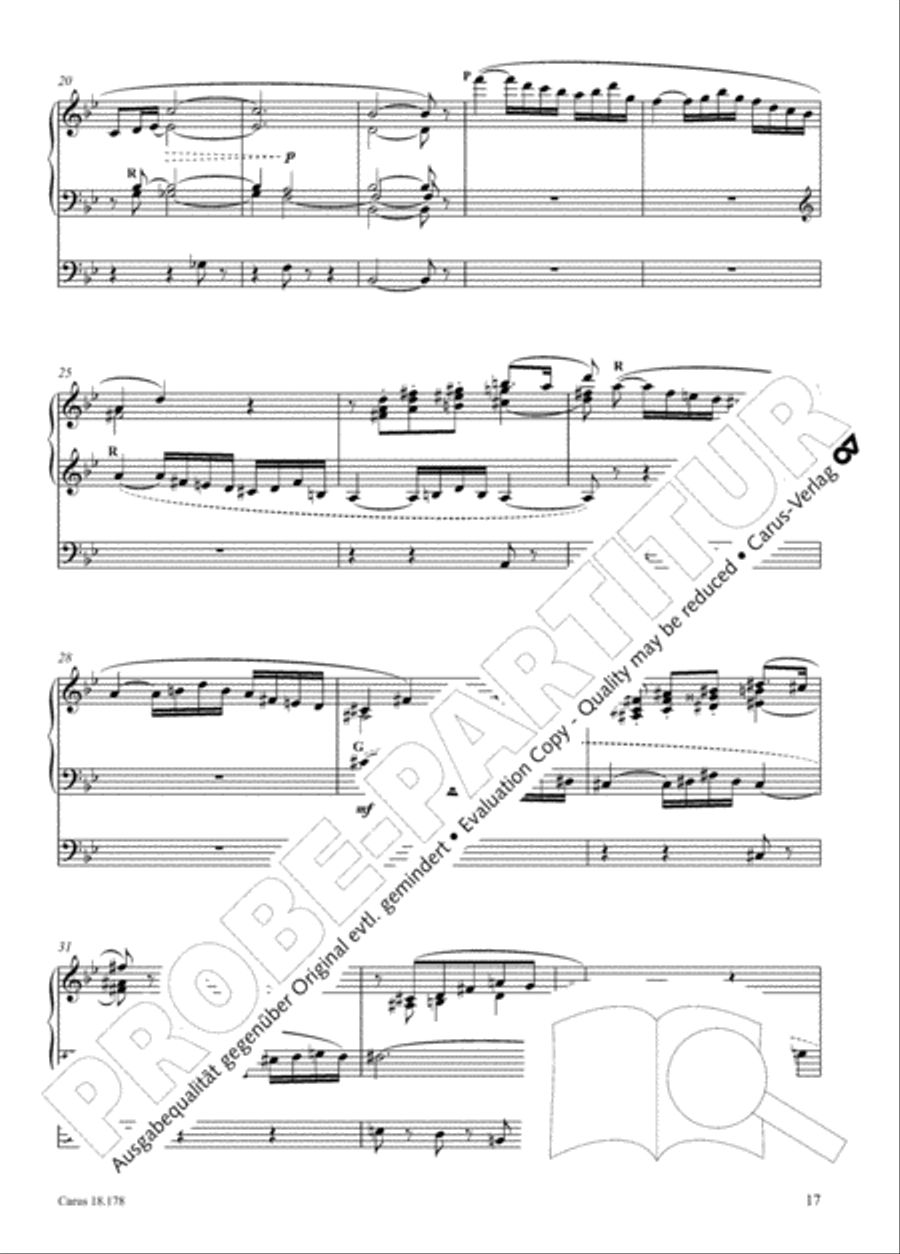 Symphonie No. II pour Orgue Organ scores gallery preview page 32