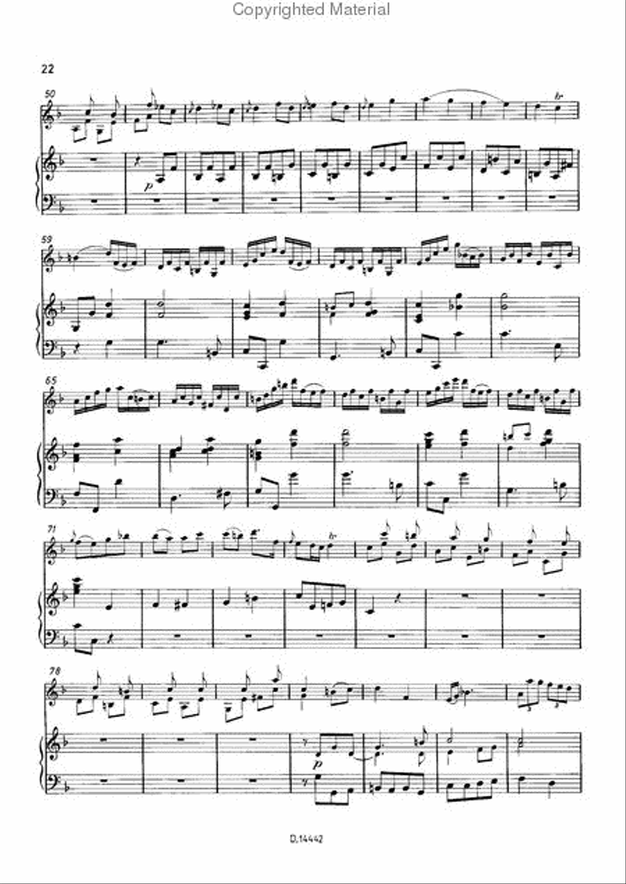 Concerto F-Dur Concerto F-Dur School and Community scores gallery preview page 23