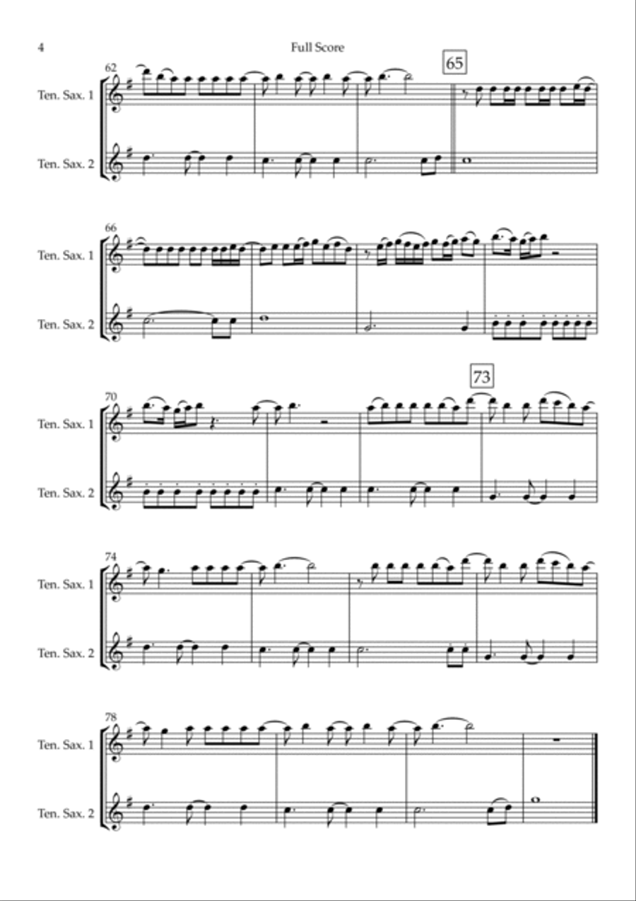 Empire State Of Mind Woodwind Duet scores gallery preview page 4