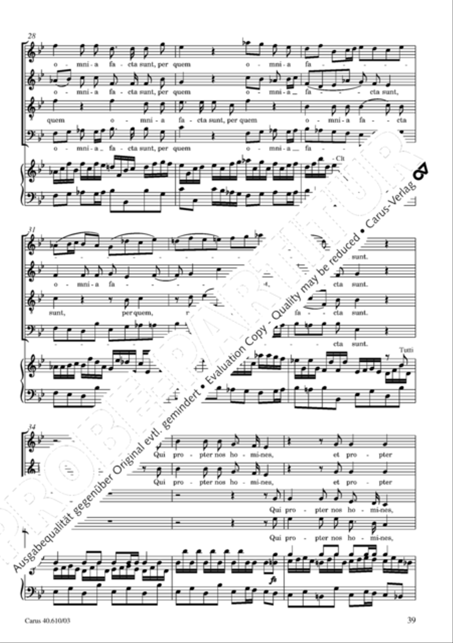 Theresienmesse in B 4-Part scores gallery preview page 40