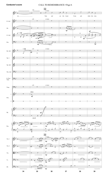 Call To Remembrance (from "Harvest Of Sorrows") - Score