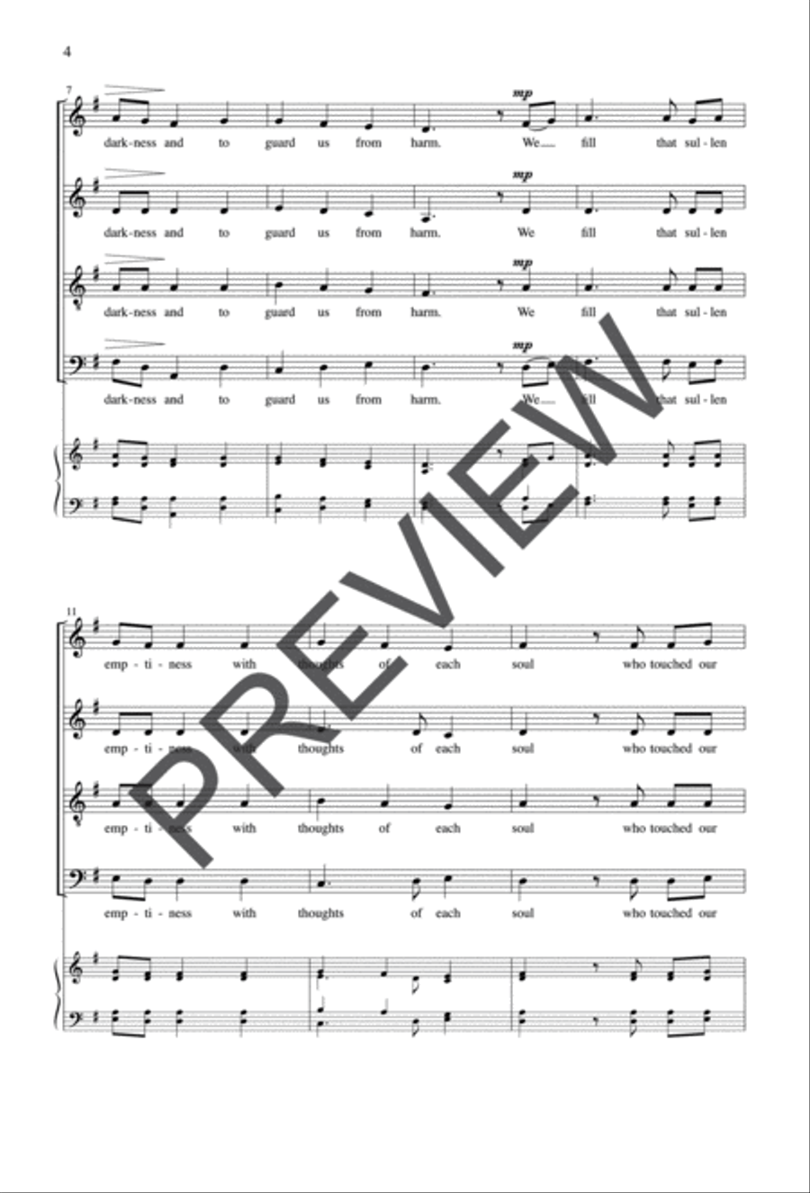 As I Walk the Silent Earth Divisi scores gallery preview page 4