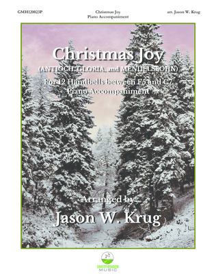 Book cover for Christmas Joy (piano accompaniment to 12 handbell version)