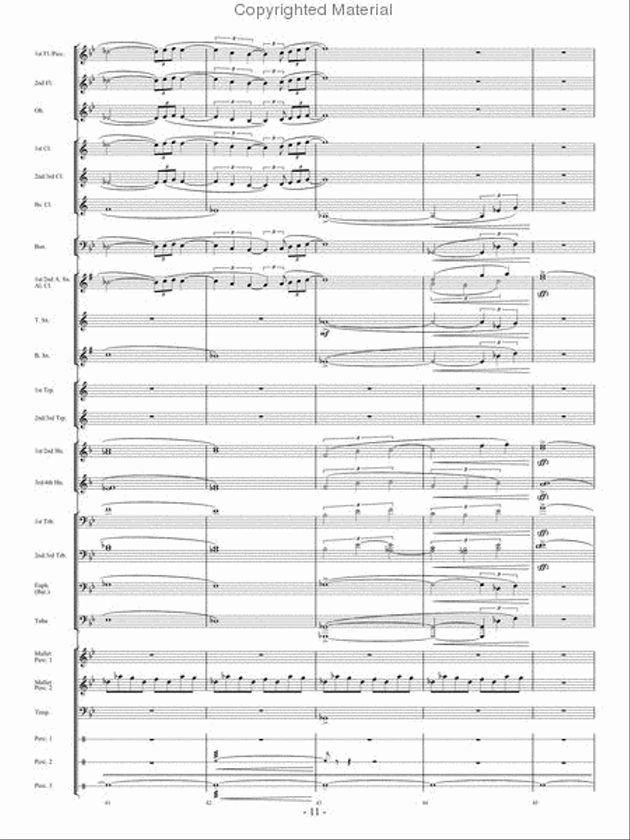 From the Eye of the Storm Concert Band scores gallery preview page 10