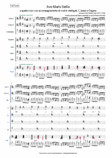Giovan Carlo Maria Clari - Ave Maris Stella image number null