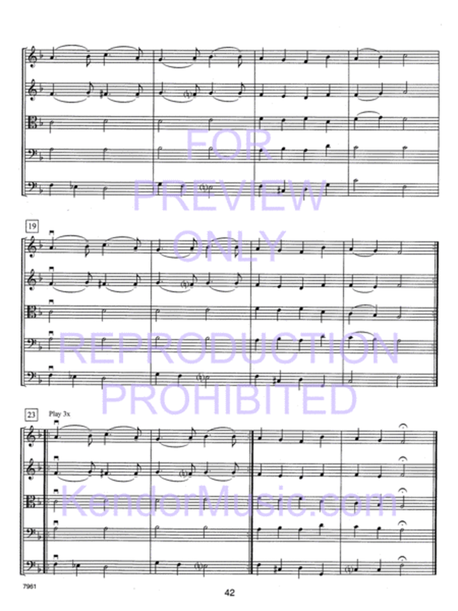 Holiday Strings - Full Score