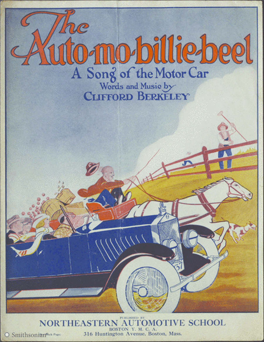 The Auto-mo-billie-beel The Auto-mo-billie-beel Piano, Vocal scores gallery preview page 1