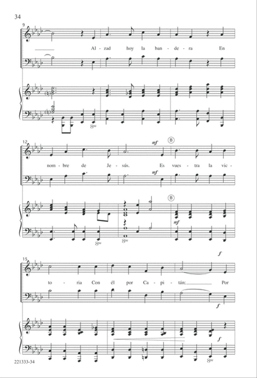 Siervos de Jesus Siervos de Jesus 4-Part scores gallery preview page 38