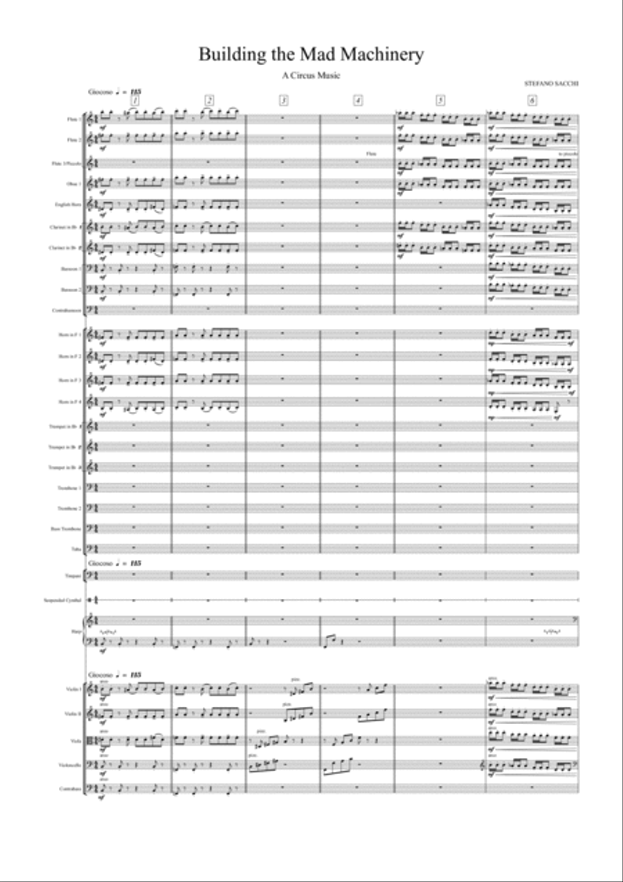 Building the Mad Machinery - Study Score image number null