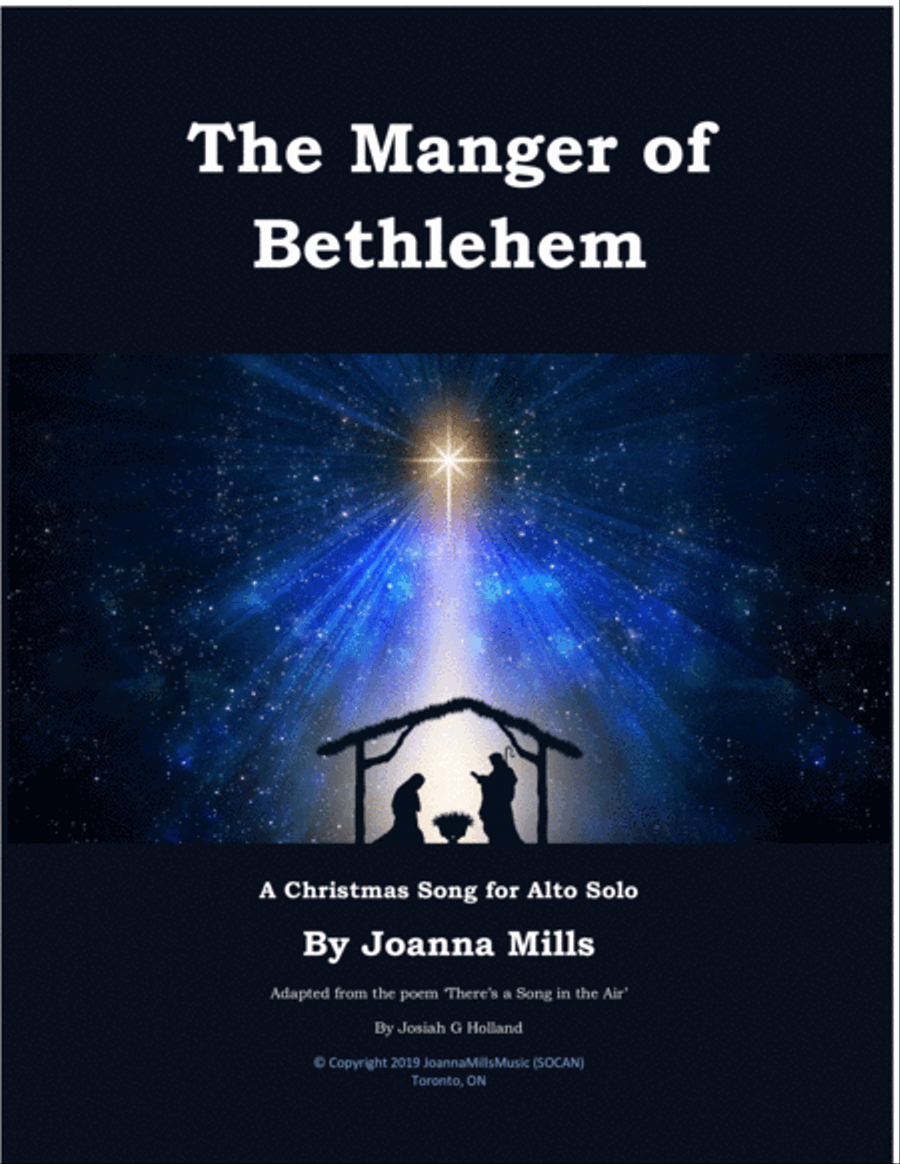The Manger of Bethlehem (Alto Vocal Solo) Voice Solo scores gallery preview page 1