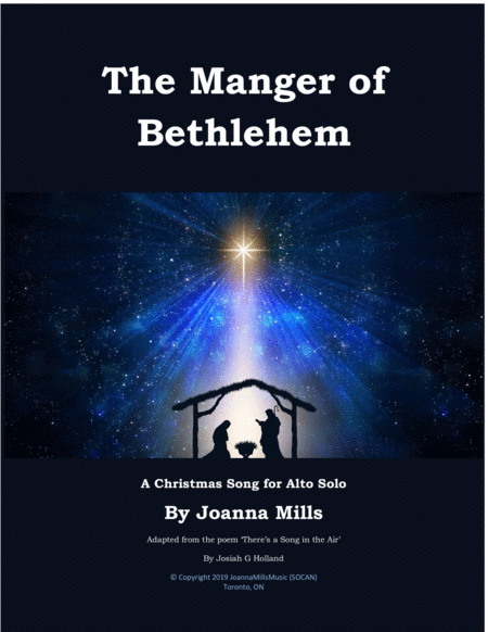 The Manger of Bethlehem (Alto Vocal Solo) image number null