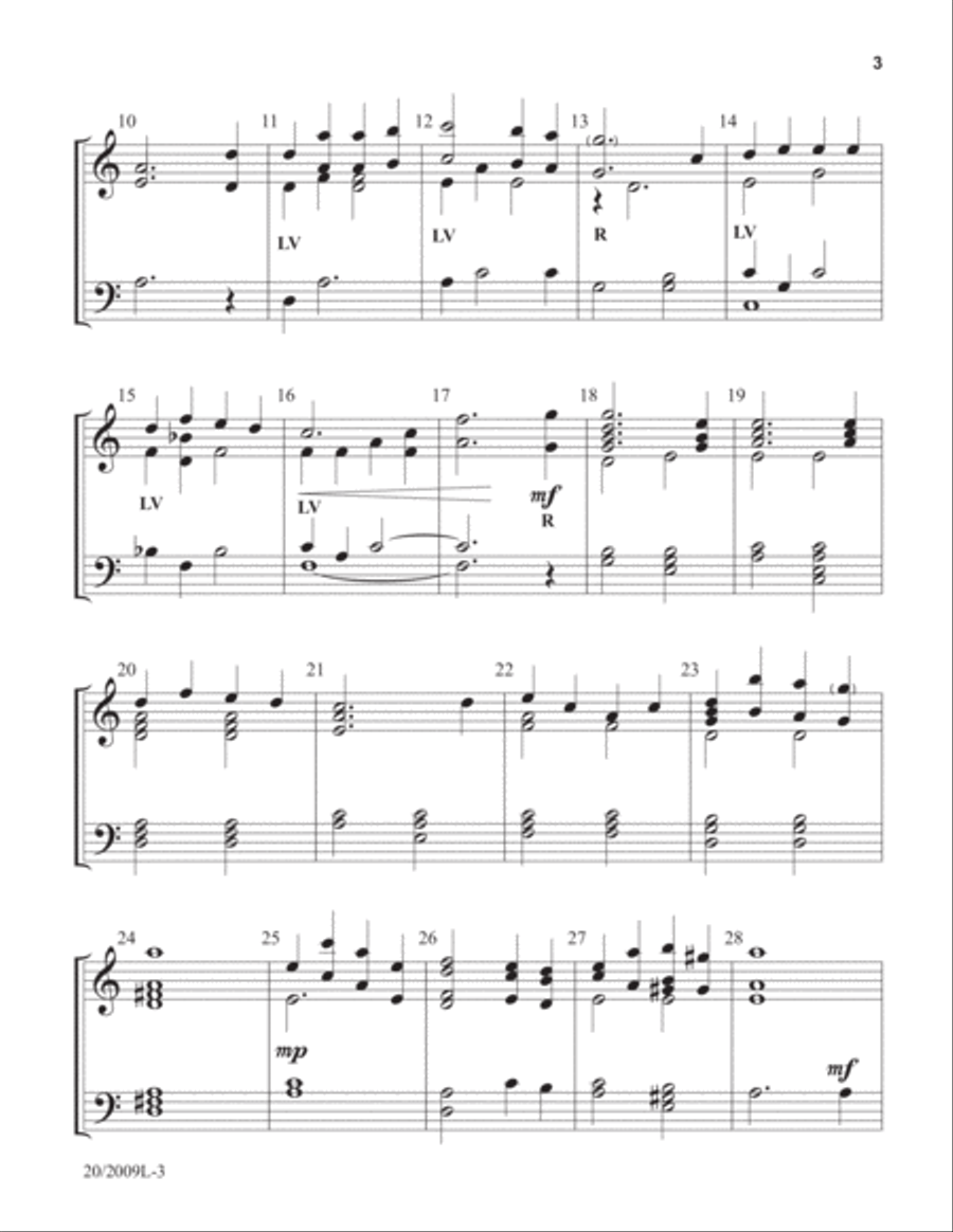 Three Pieces for Christmas 3-Octaves scores gallery preview page 3