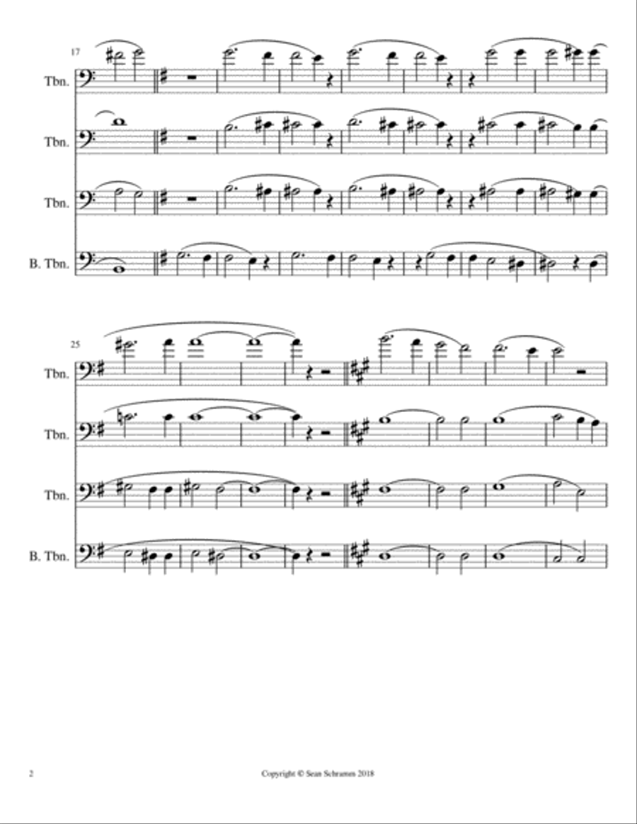 Ave Verum Corpus Ave Verum Corpus Brass Ensemble scores gallery preview page 2