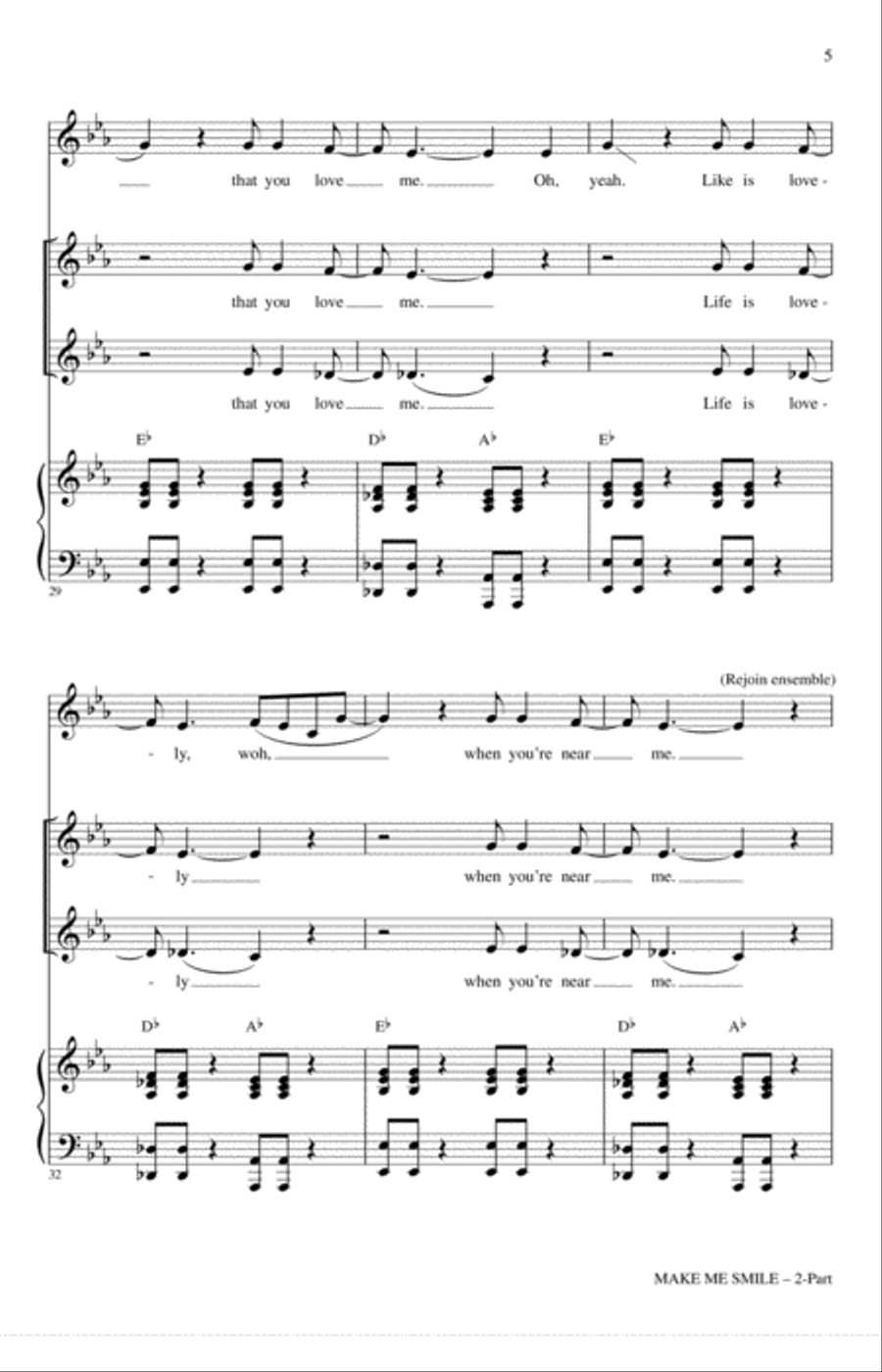Make Me Smile Make Me Smile 2-Part scores gallery preview page 4