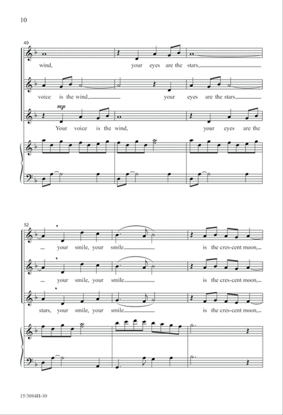 Your Voice is the Wind Your Voice is the Wind SSA scores gallery preview page 11