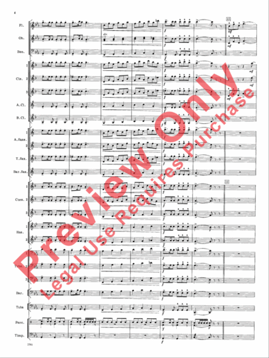 Devil Dance Devil Dance Concert Band scores gallery preview page 5