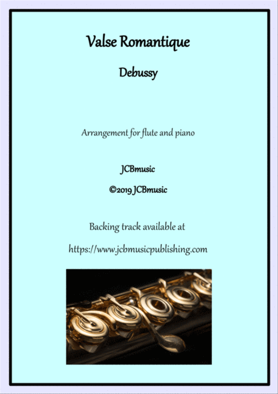 Valse Romantique Arrangement for flute and piano Flute Solo scores gallery preview page 1
