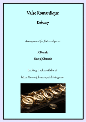 Valse Romantique Arrangement for flute and piano