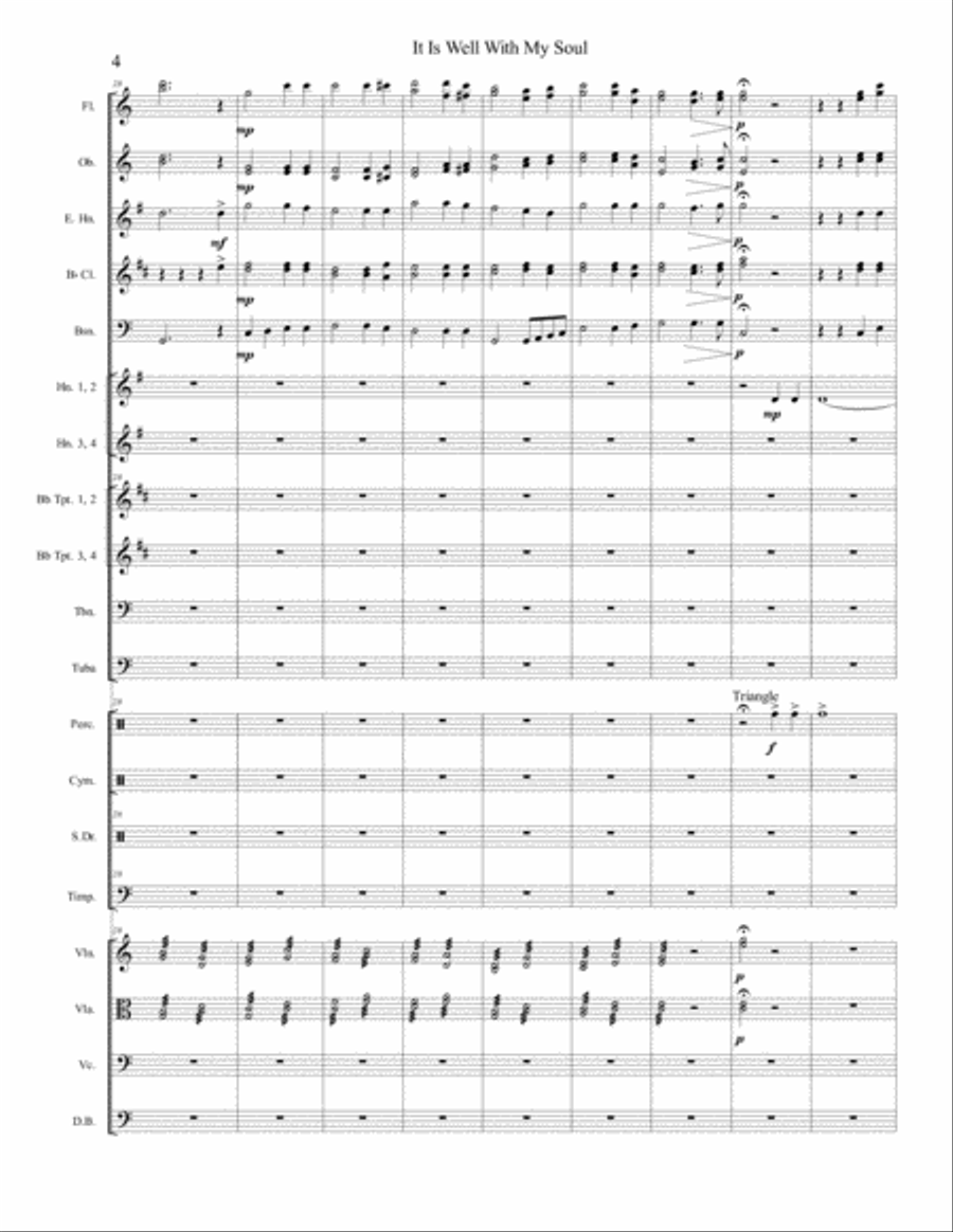 It Is Well With My Soul Full Orchestra scores gallery preview page 5