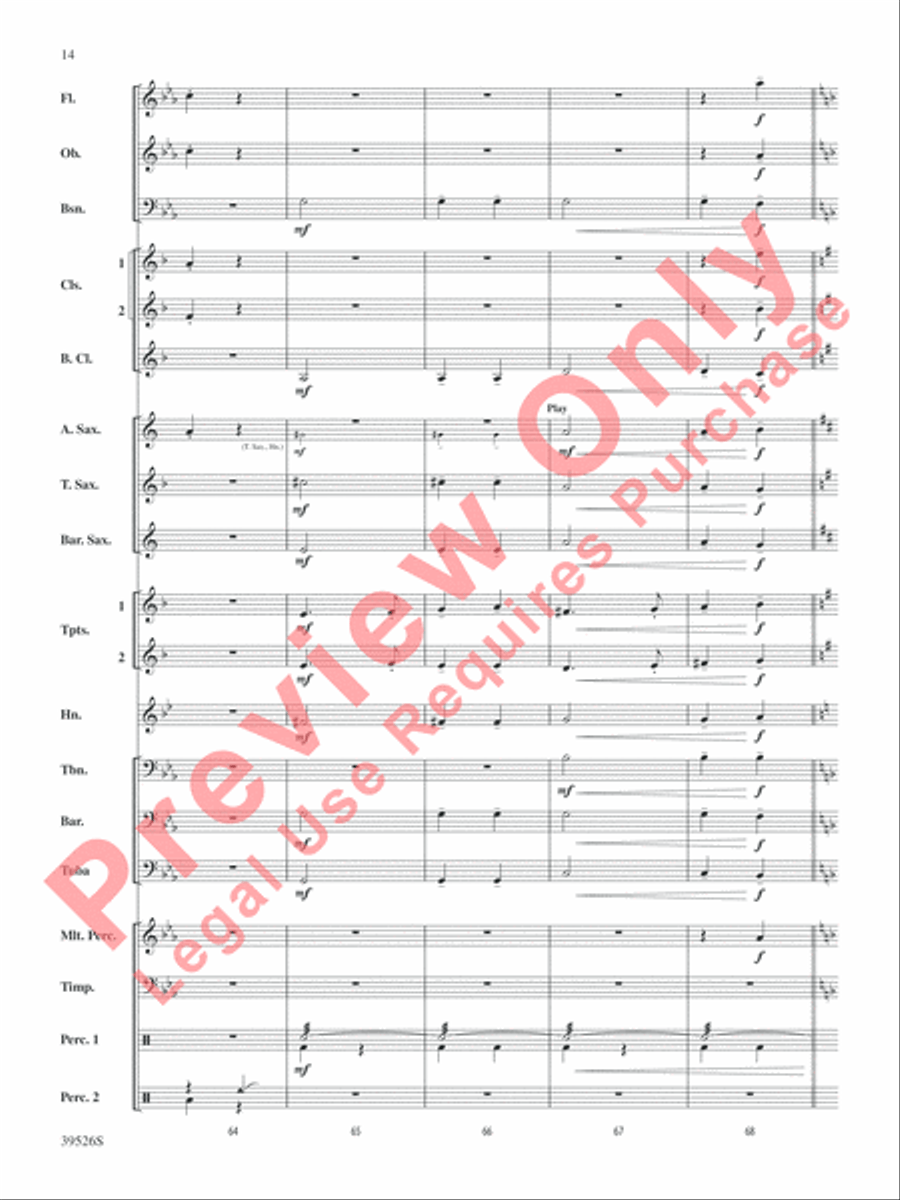 Korobushka Korobushka Concert Band scores gallery preview page 14