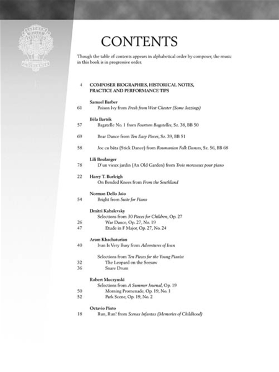 The 20th Century – Upper Intermediate Level Piano Solo scores gallery preview page 4