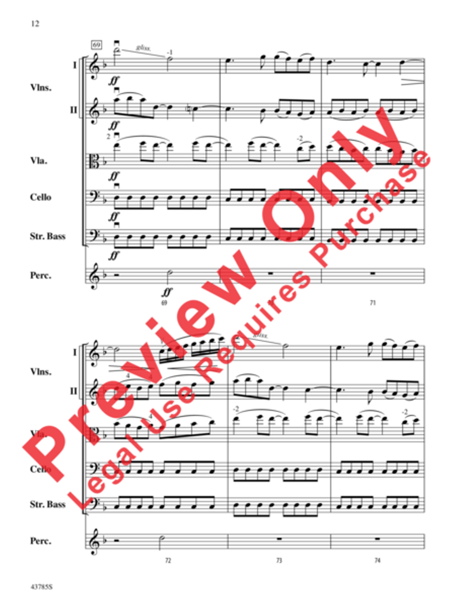 Shattered Shattered String Orchestra scores gallery preview page 13