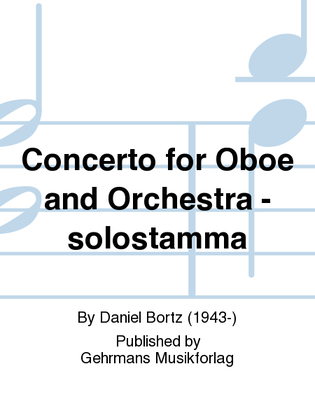 Concerto for Oboe and Orchestra - solostamma