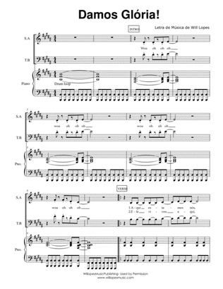 We Sing Glory (SATB with Piano)