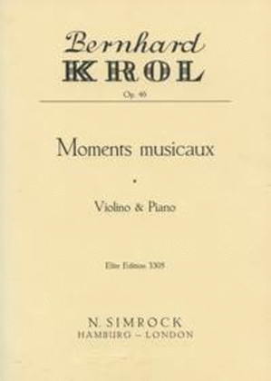 Book cover for Moments musicaux op. 46