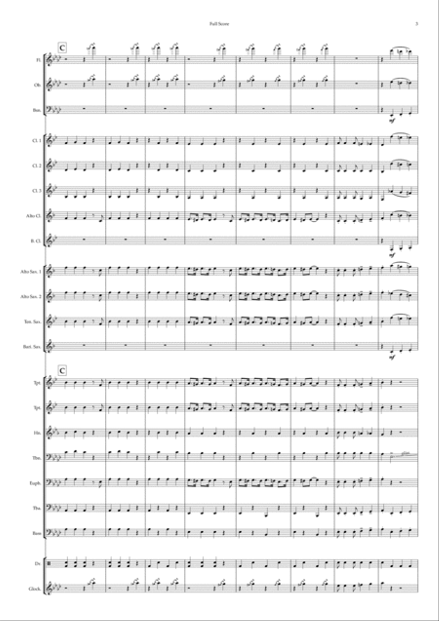 The Hokey Cokey The Hokey Cokey Concert Band scores gallery preview page 3