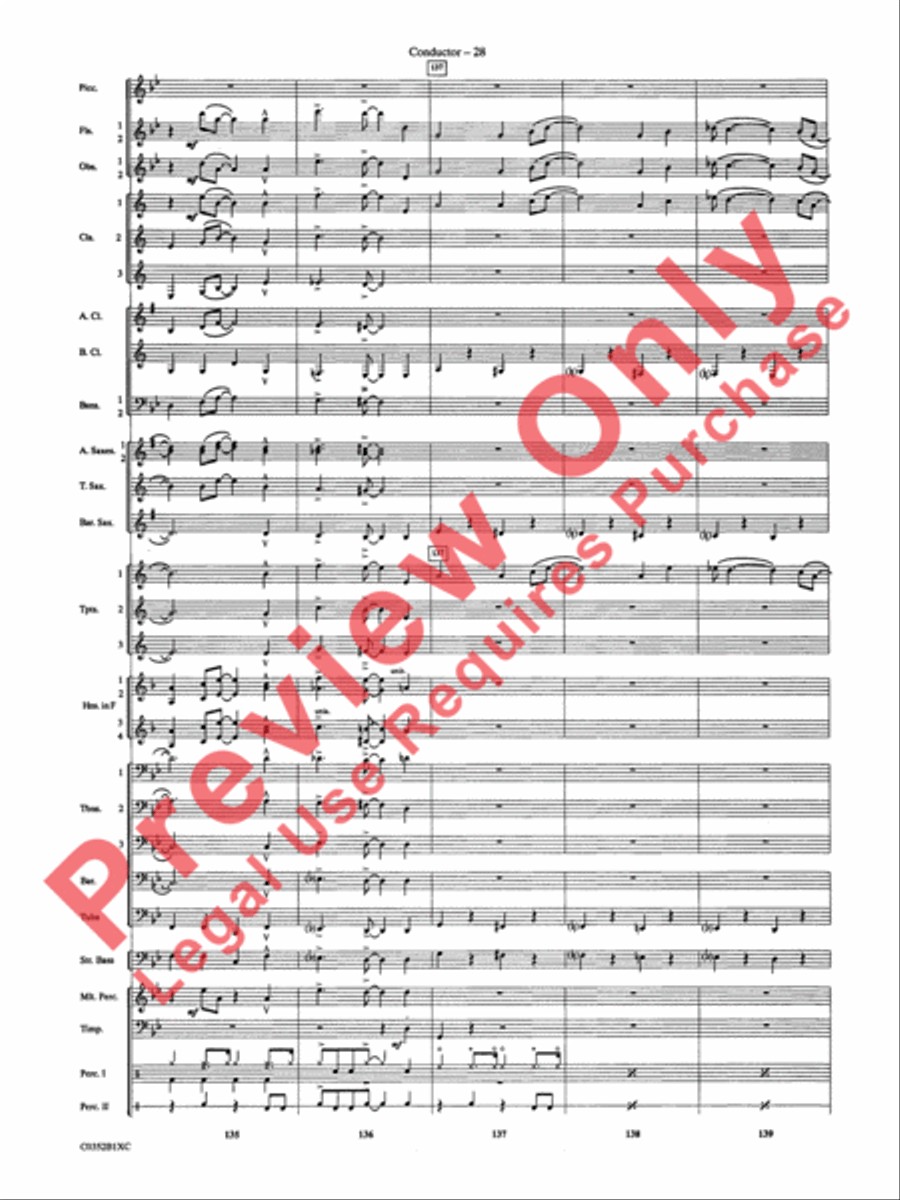 Duke Ellington! Duke Ellington! Concert Band scores gallery preview page 31