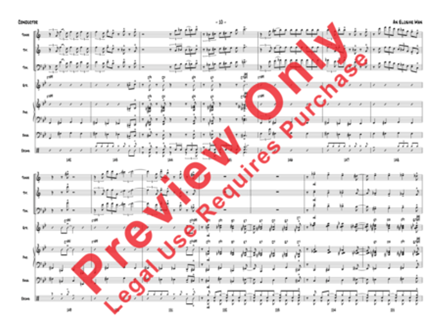 An Elusive Man Jazz Ensemble scores gallery preview page 13