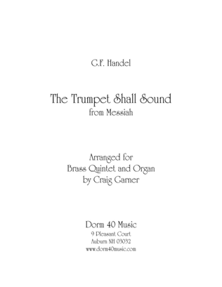 Book cover for The Trumpet Shall Sound, from "Messiah"