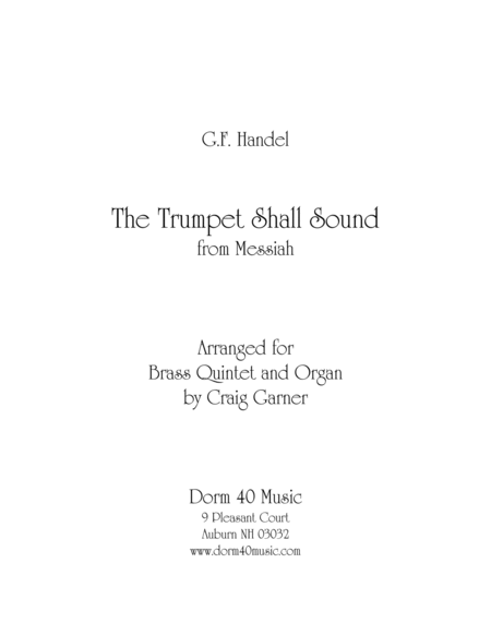 The Trumpet Shall Sound, from "Messiah" image number null