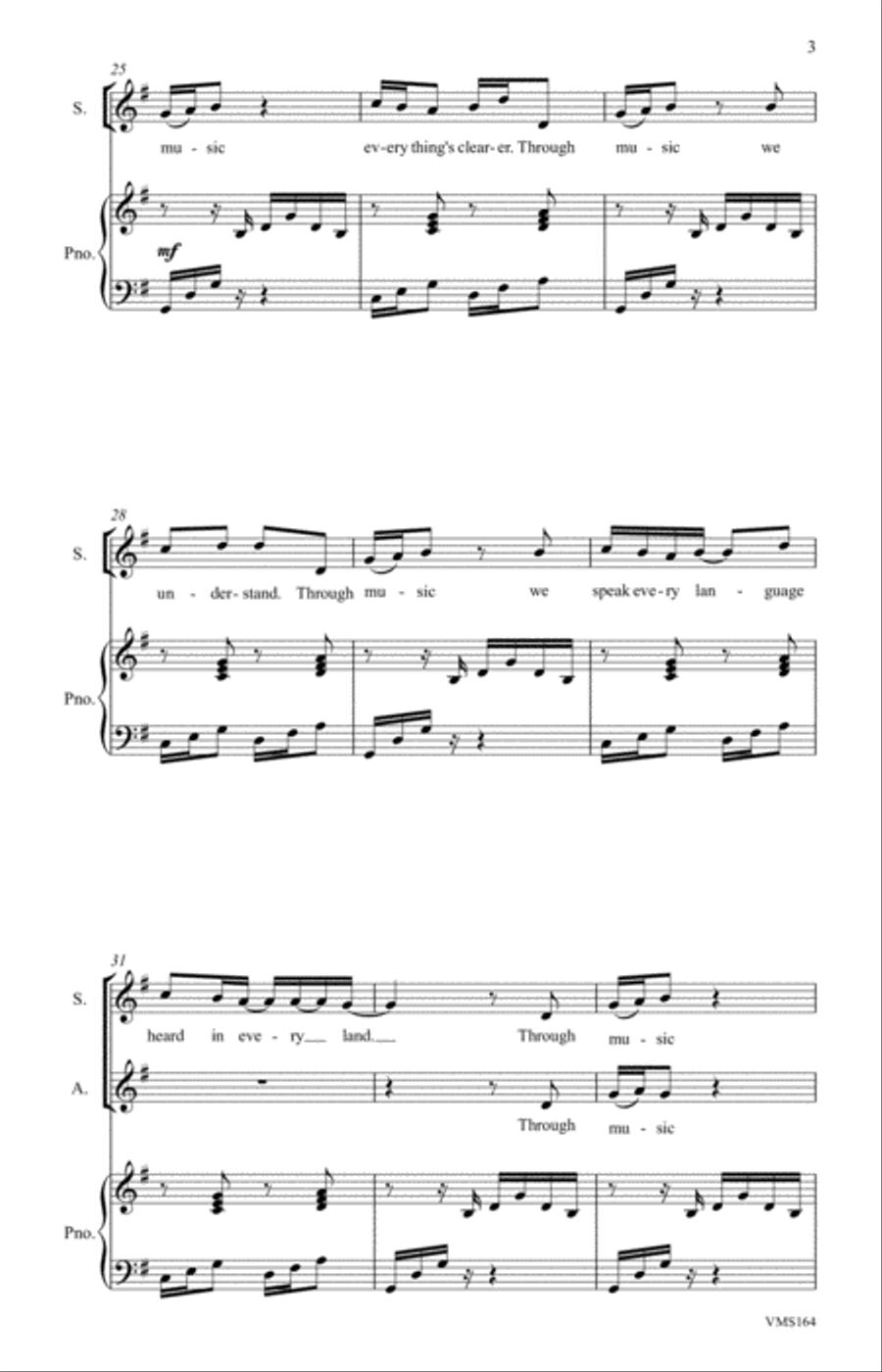 Through Music Through Music SA scores gallery preview page 5