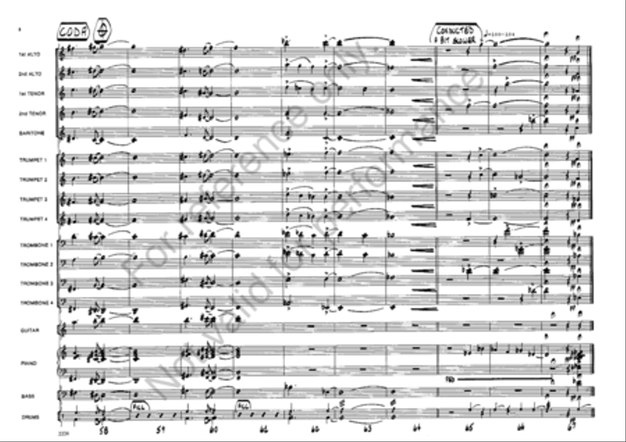 Midnight Bells Jazz Ensemble scores gallery preview page 8