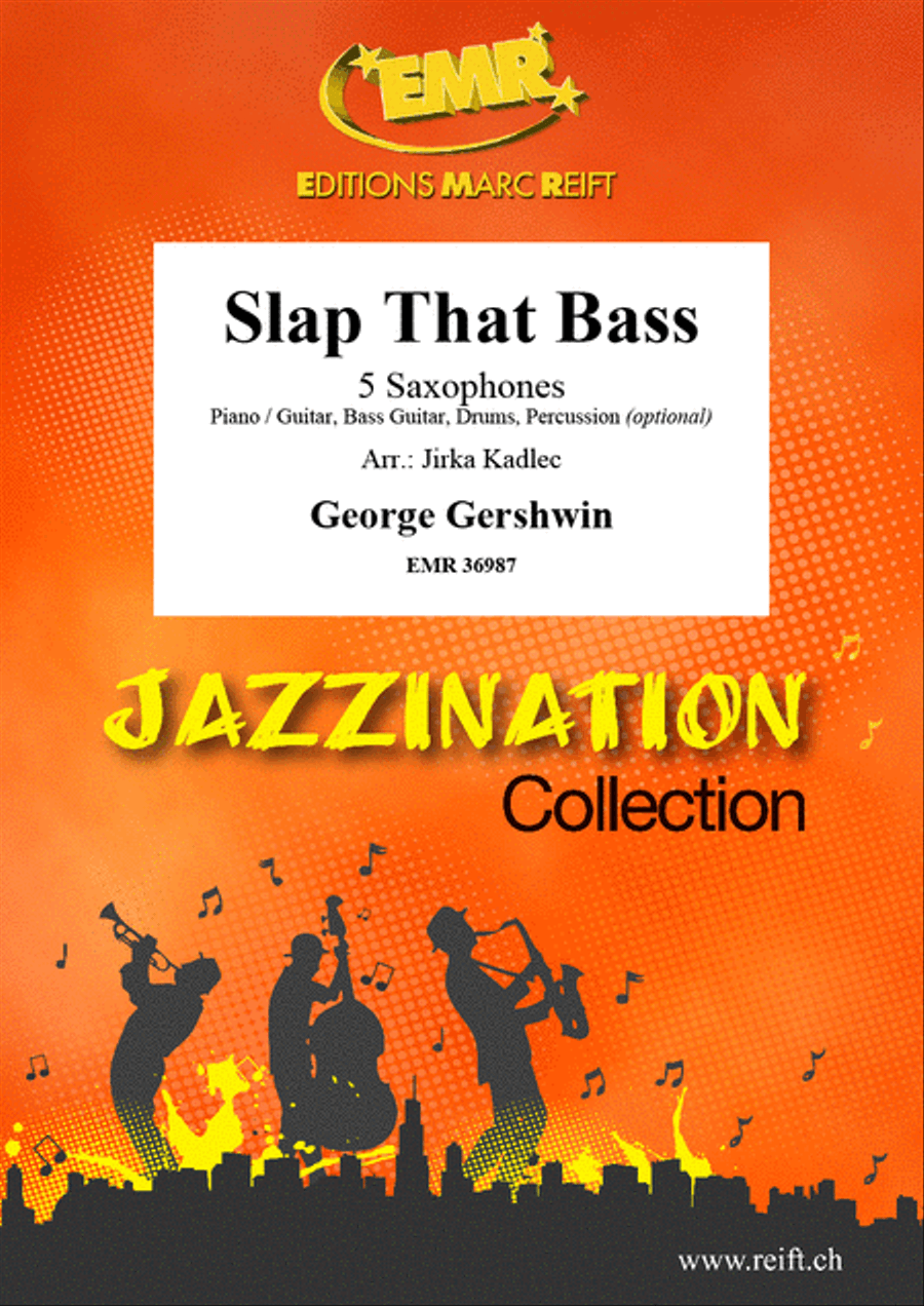 Slap That Bass Slap That Bass Saxophone Quintet scores gallery preview page 1
